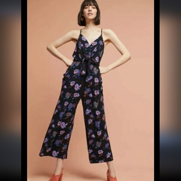 Moulinette Soeurs  front tie jumpsuit romper size Small - Picture 8 of 8